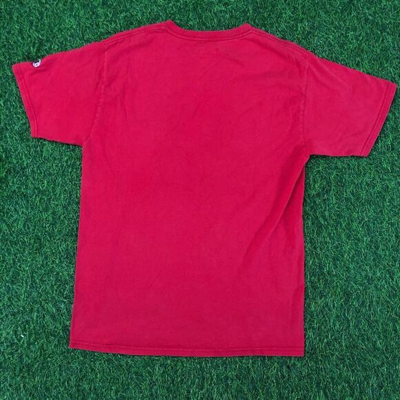 Men's Red/White ‘R Crew’ Graphic Tee - Picture 2 of 3